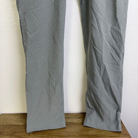 Public Rec Chino Pants Mens 32 Gray Flat Front 5 Pocket Preppy Stretch 32.5" - Picture 6 of 12